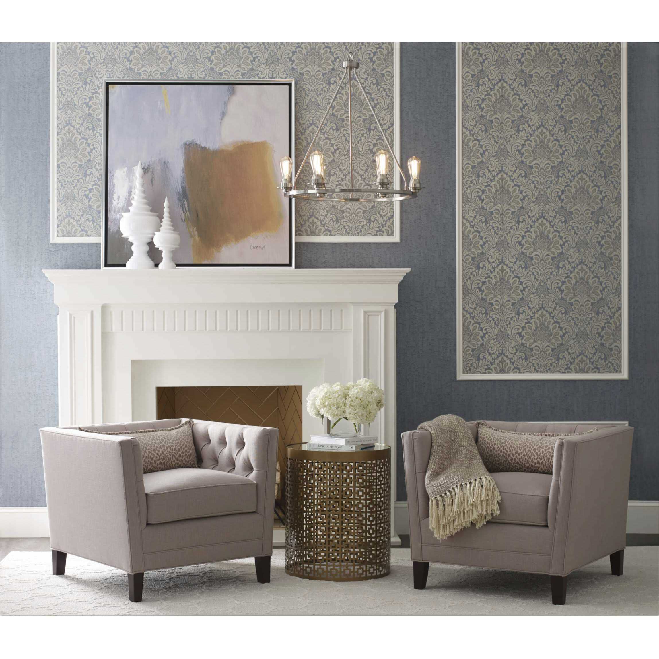 Debut 6 Light 28 inch Brushed Nickel Chandelier Ceiling Light, Design Series